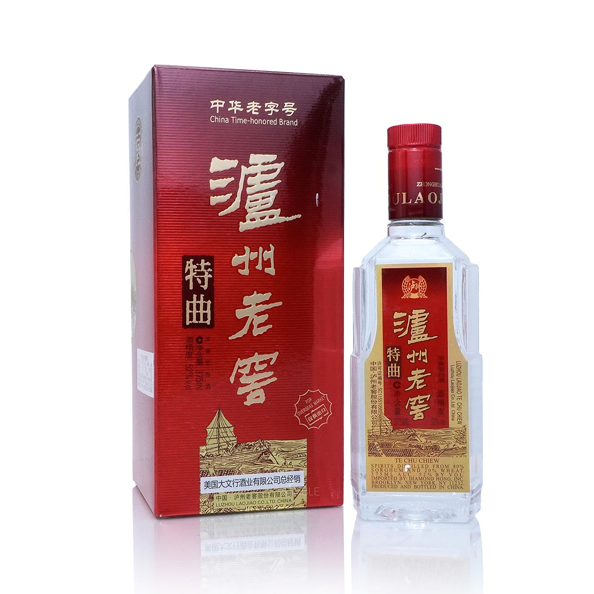 LuZhou LaoJiao Tequ Chinese Baijiu 375 ml