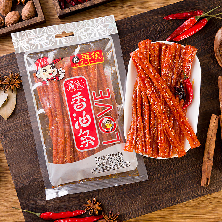 周再德 香油条湖南特产大包麻辣片 118g*2袋