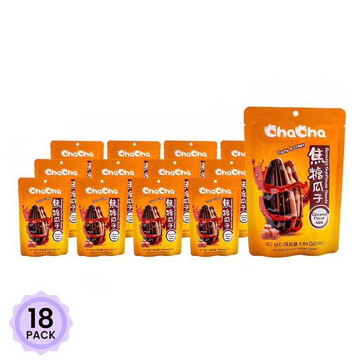 Hạt Hướng Dương ChaCha Vị Caramel – 18 160 g