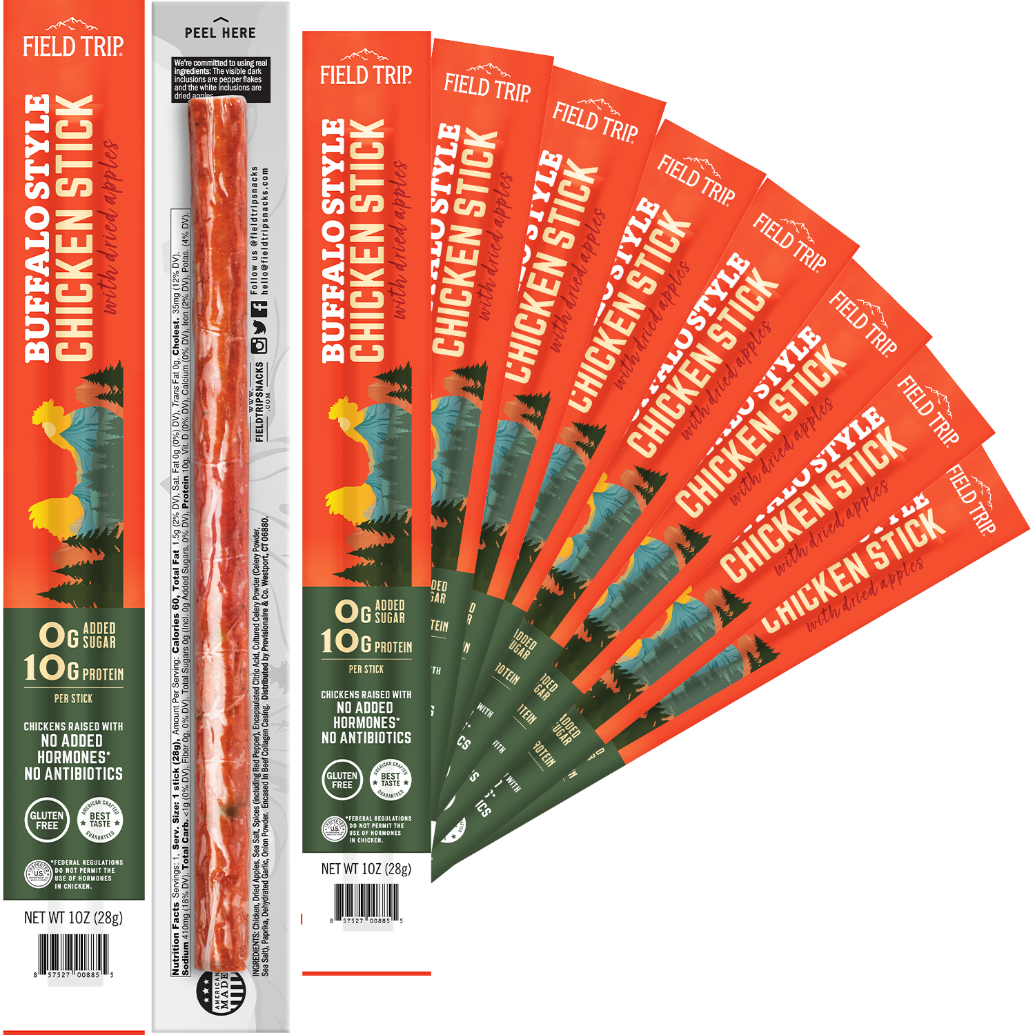 Buffalo Style Chicken Sticks 1oz (10ct) 1 份