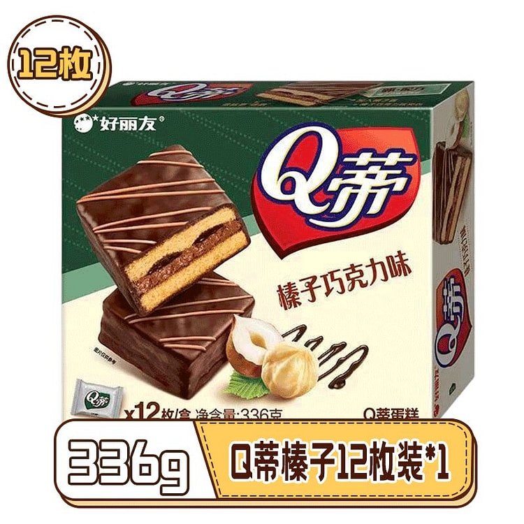 好丽友Q蒂派榛子巧克力味