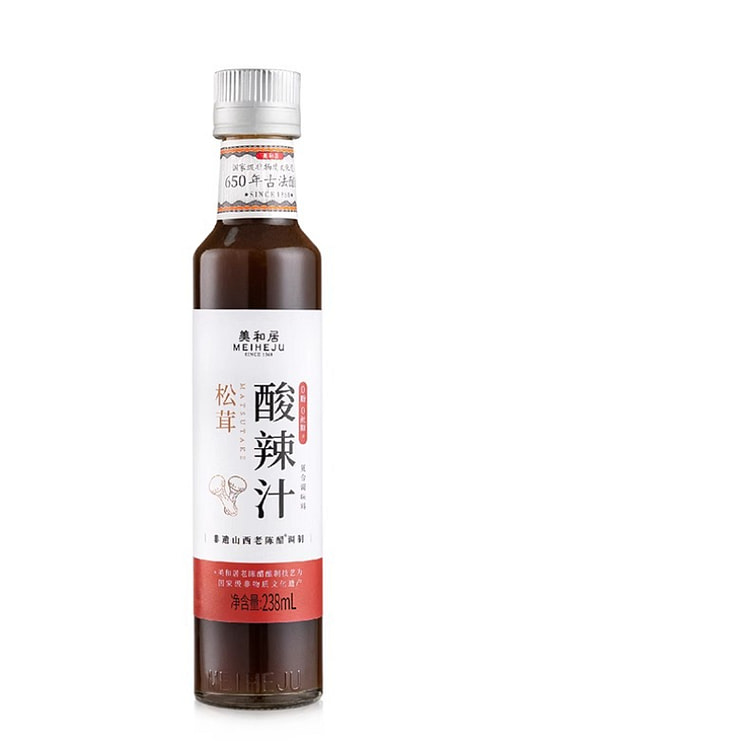 美和居 松茸酸辣凉拌汁238ml*1瓶