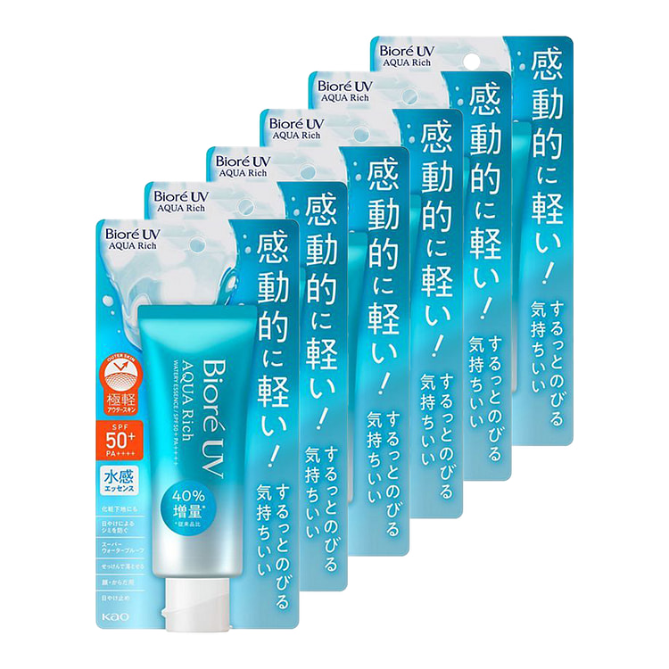 碧柔UV Aqua Rich 水润精华（6 件装）