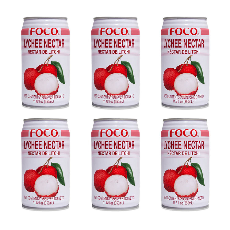 [Foco] Lychee Nectar - 350ml - Pack of 6 1 each