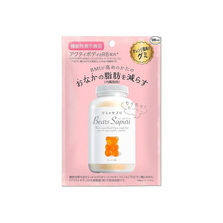 M's 小熊形状营养补充软糖 橙子味 60g