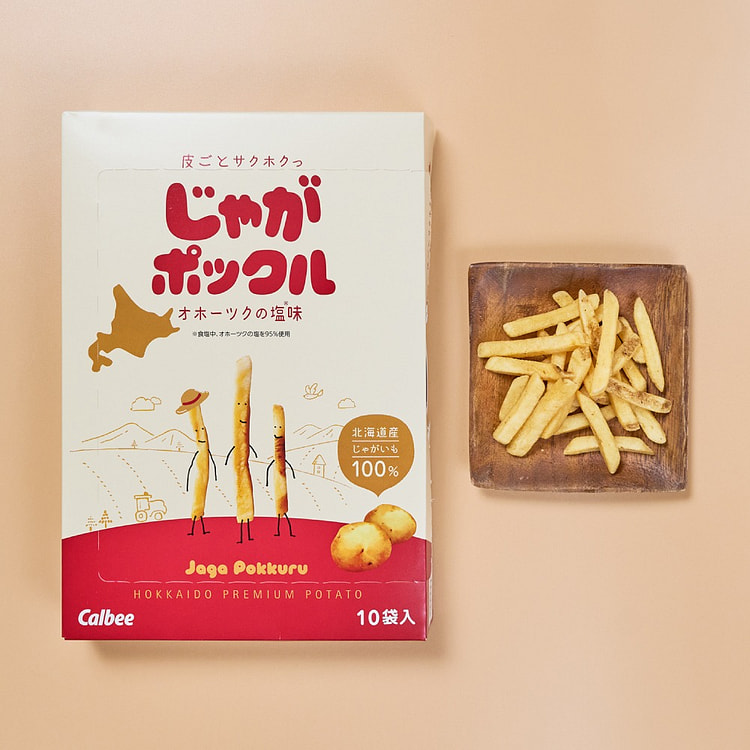 【日本直邮】CALBEE 卡乐比 薯条三兄弟 原味 10袋装