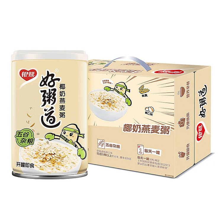 银鹭 好粥道 椰奶燕麦粥 280g