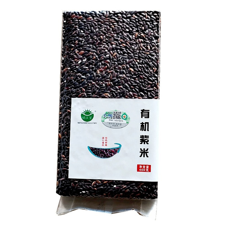 铭庆圣 东北有机紫米400g*1袋