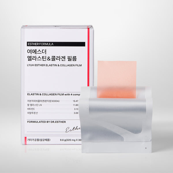 Dr. Esther Elastin & Collagen Film skin whitening (320mg x 30 sheets) 9.6 g