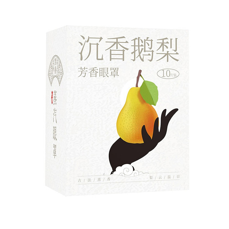 古方蒸汽眼罩 沉香鹅梨缓解眼疲劳热敷眼贴 10贴 1 盒