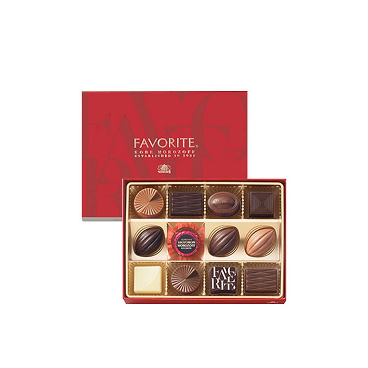 Morozoff Valentine's Day Chocolate Gift Box 12pcs/