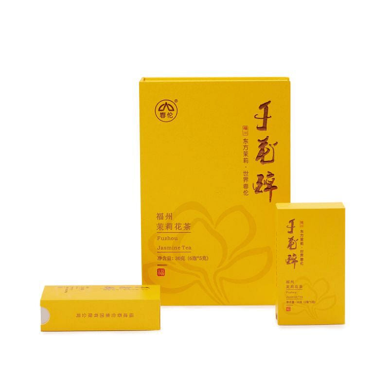 Chunlun- Qian hua zui Jasmine Tea 1 each