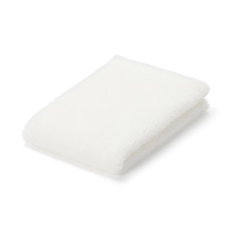 無印良品 肌あたりやわらかハンドタオル ３４×３５ｃｍ オフ白 1 カウント