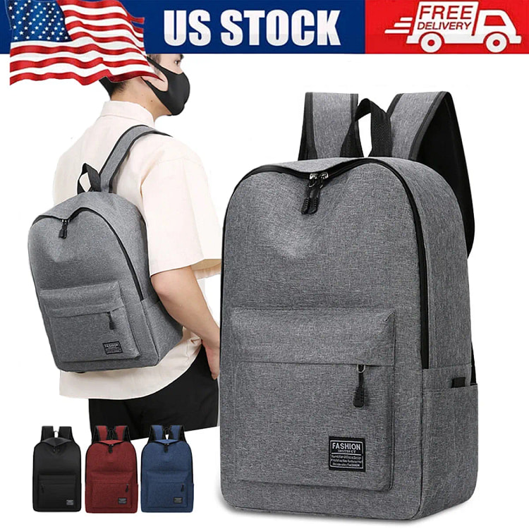 Men Nylon Backpack Laptop Travel School Business 1 box