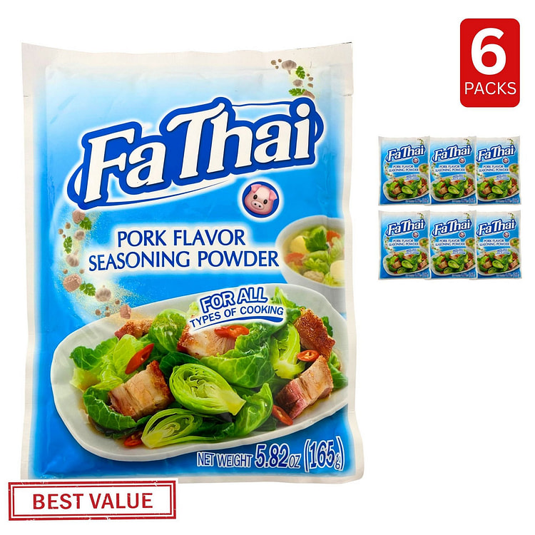 FaThai Pork Flavor Seasoning Powder 6-Pack 6 count