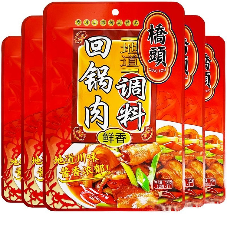 Qiaotou Chongqing Twice-Cooked Pork Seasoning 120 g