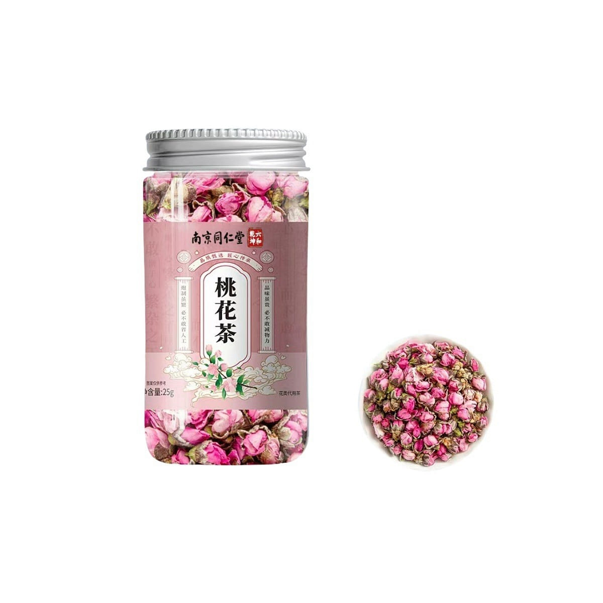 Nanjing Tongrentang Peach Blossom Tea 1 can 25 g