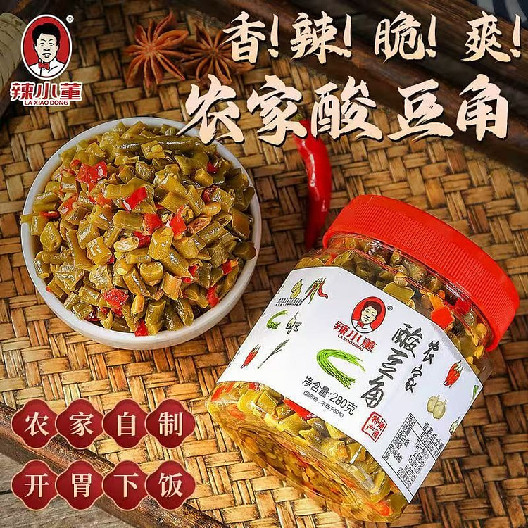 辣小董 农家酸豆角 280g