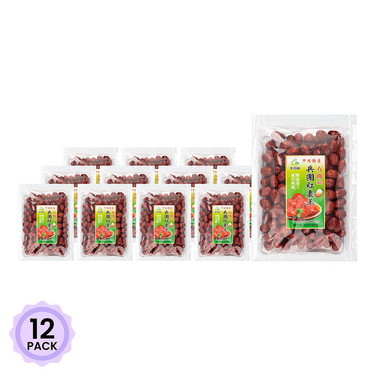 金谷园 有机栽培 兵团红枣王 600 克*12 包