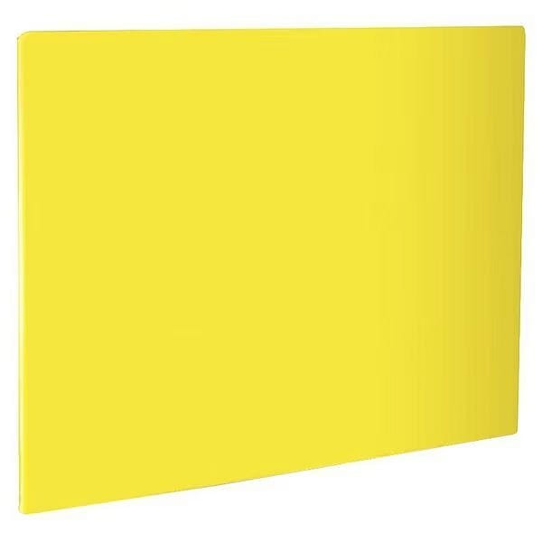 Cutting Board, 20 in. L, Yllw, Polyethylene 2 lb