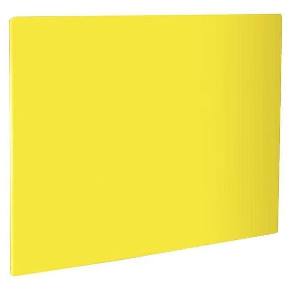 Cutting Board, 20 in. L, Yllw, Polyethylene 2 lb
