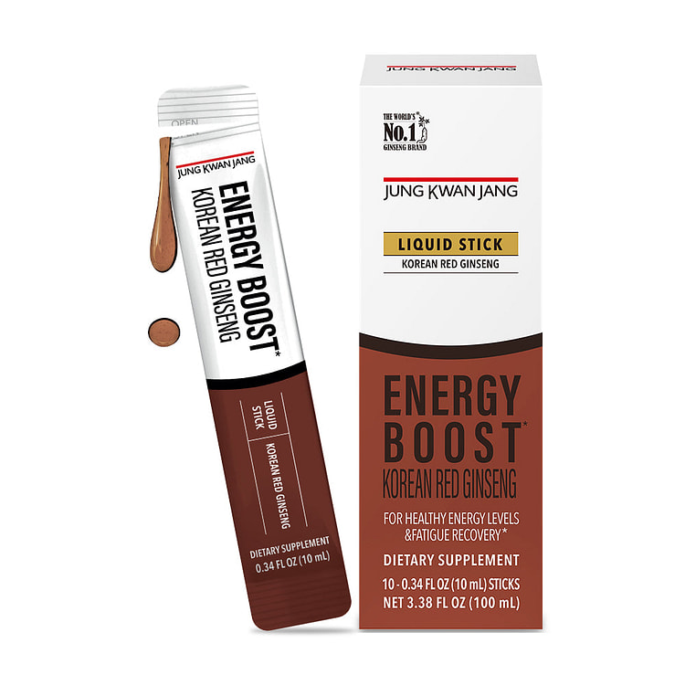 Energy Boost Korean Red Ginseng Liquid Stick 10P