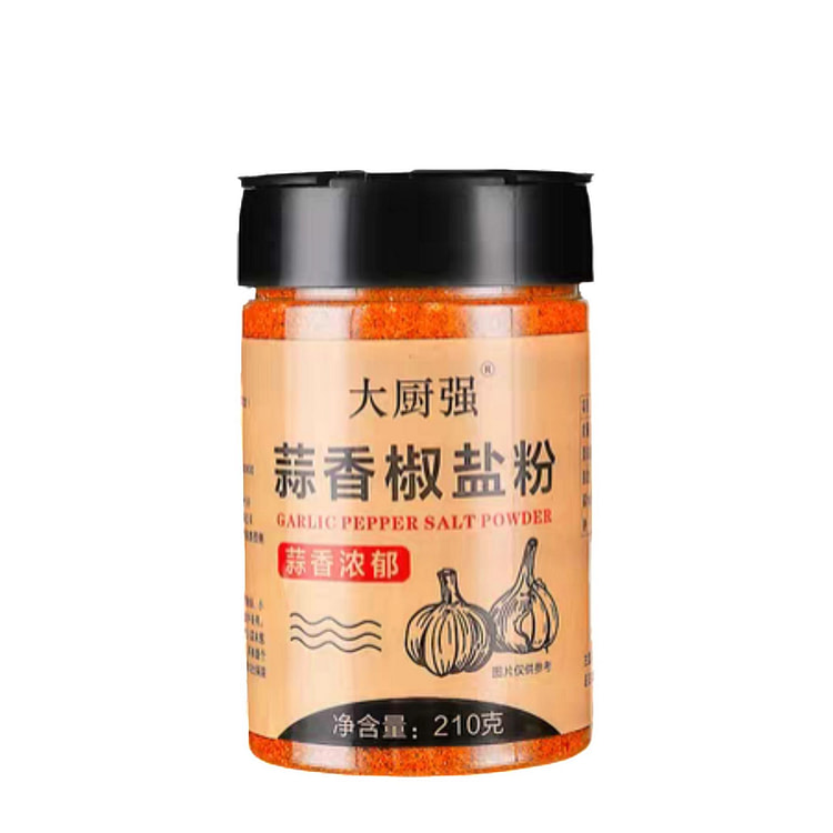 烧烤料蒜香椒盐粉/1瓶 210 克