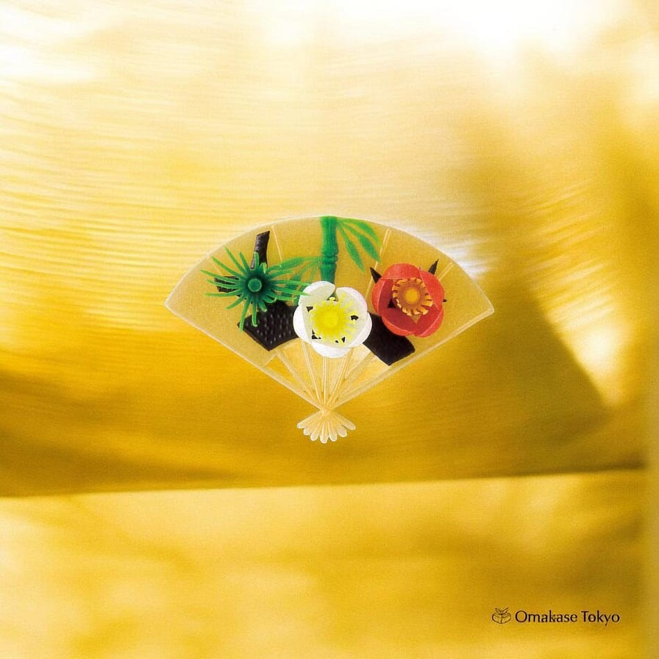 Sajibee New Year Cooking Ornaments-Gold Fan 453 g