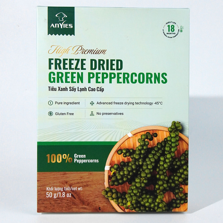 Anvies Freeze-Dried Green Peppercorn
