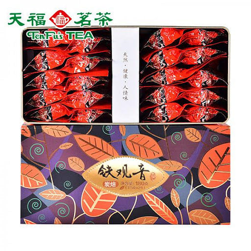 [Tenfu Tea] Charcoal Roasted Tieguanyin (180g/6.3 oz/box) 1 box