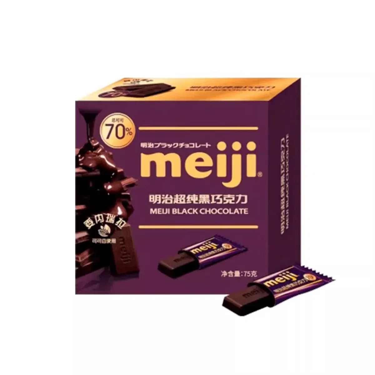 MEIJI Ultra-Pure Dark Chocolate 75g 75 g