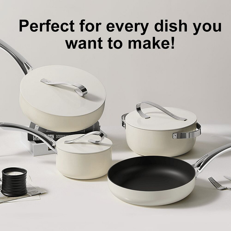 Velosan Deep frying pan steak frying pan four sets