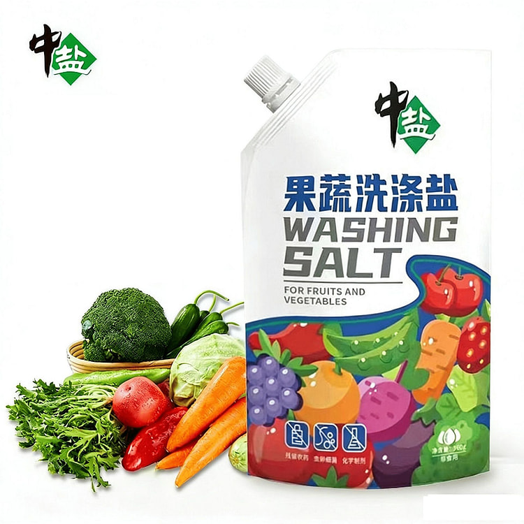 China Salt Fruit and Vegetable Washing Salt 360 g