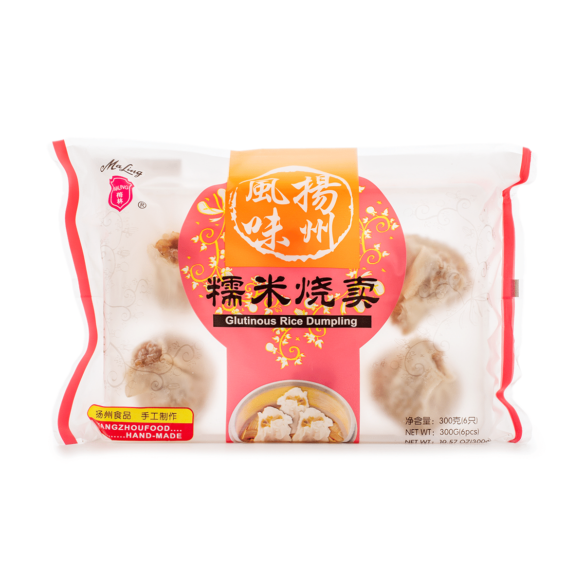 Maling Glutinous Rice Dumpling 6ct, Frozen 300 grama(s)