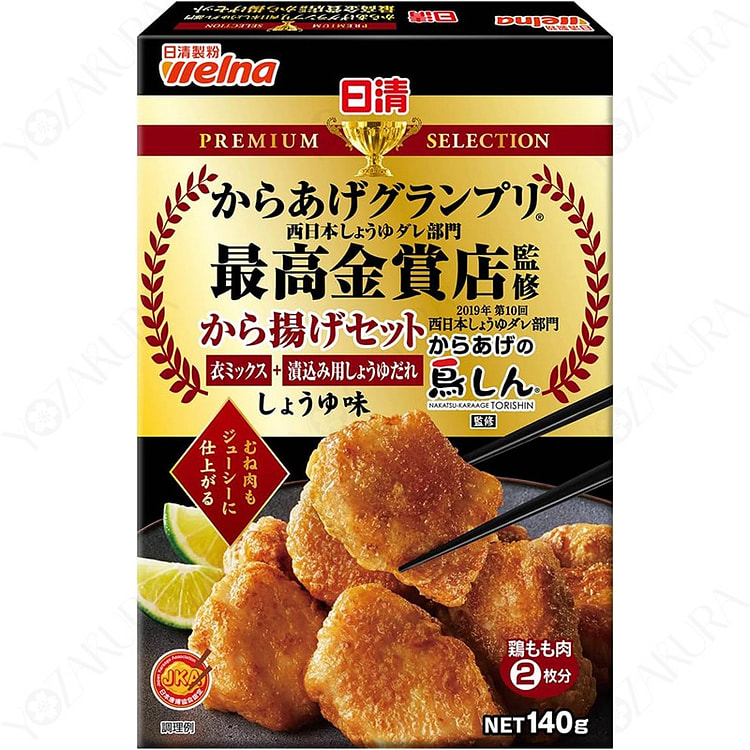 日清 高级甄选 炸鸡套装 酱油味 140克