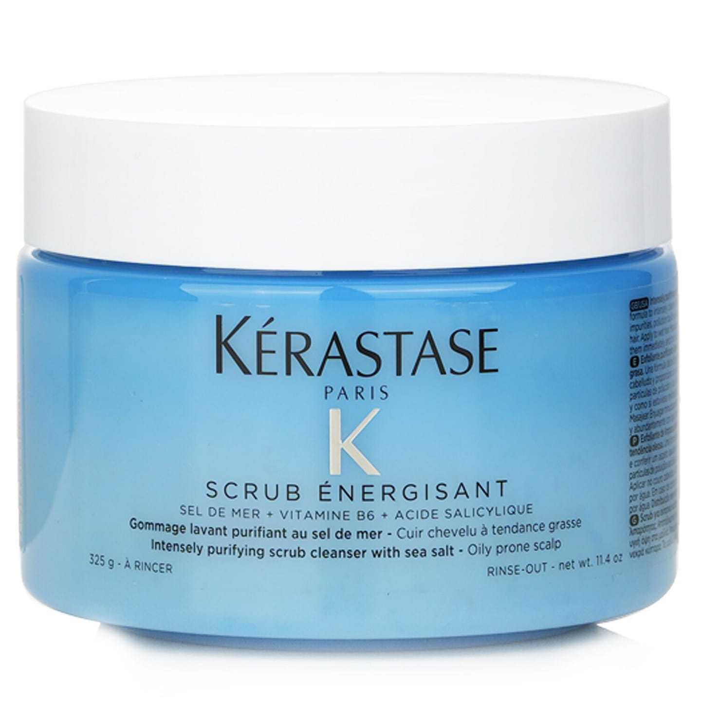 Kerastase Fusio-Scrub Scrub Energisant Intensely Purifying Scrub Cleanser with Sea Salt (Oily Prone Scalp) 325 ml