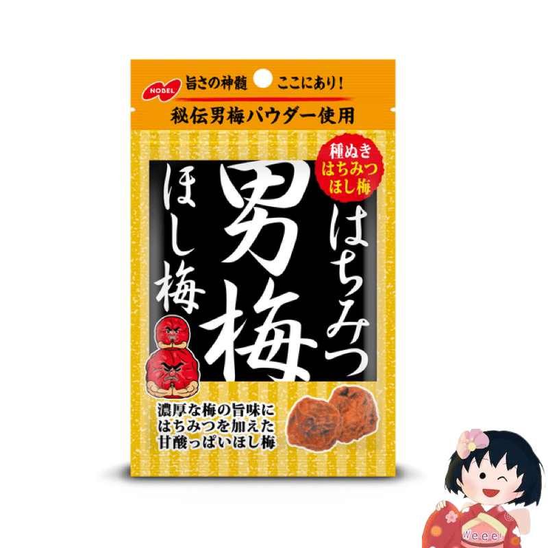 Japan Nobel Honey Otoko Ume Hoshiume 20g 1 개