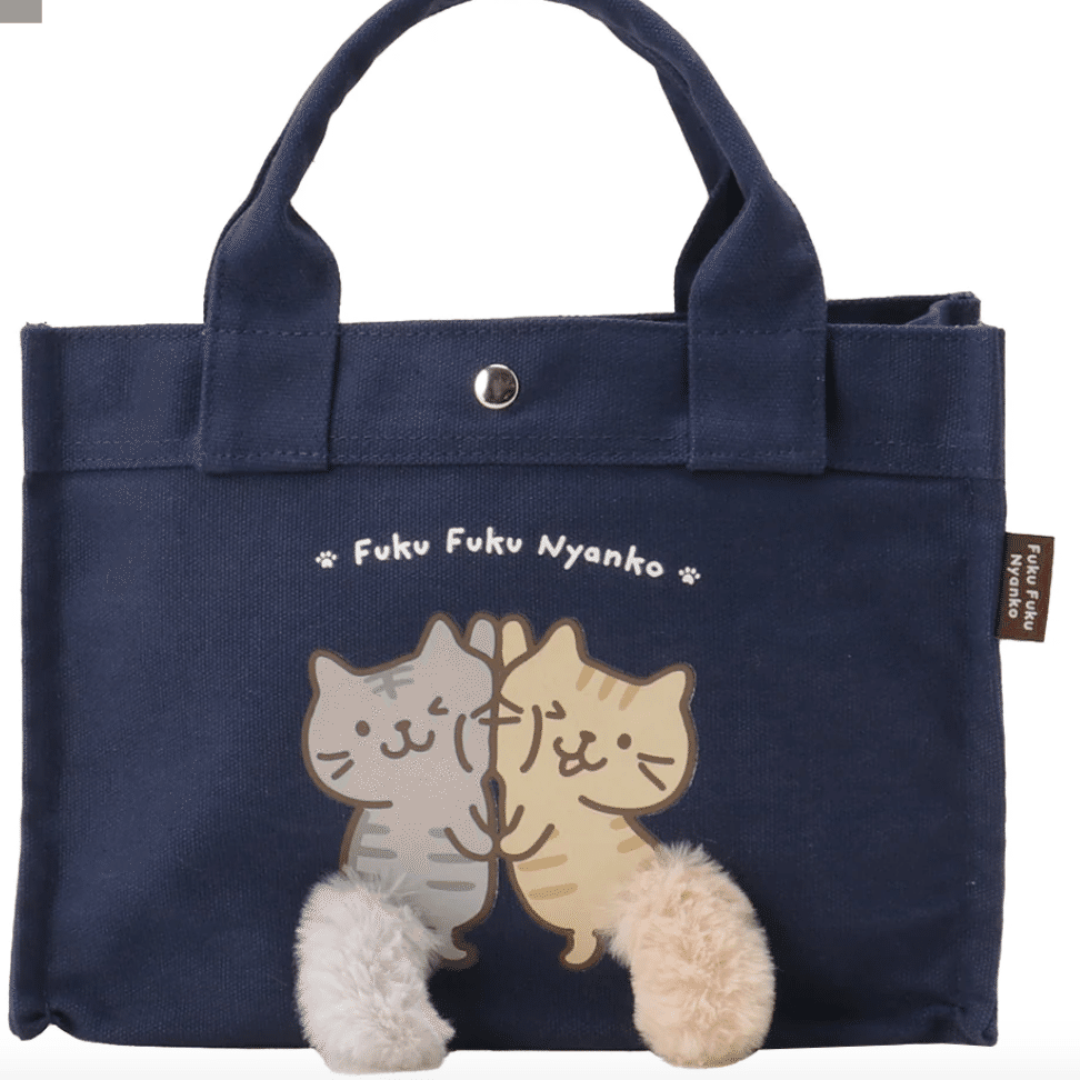 Fuku Fuku Nyanko Tail Mini Tote Bag 1 each