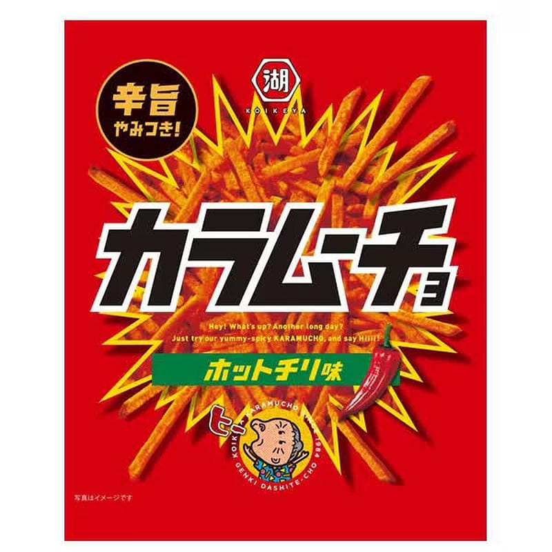 Koikeya Stick Karamuucho Hot Chili Flavor 90g 1 each
