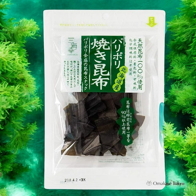 Sankaikou Crispy Grilled Snack Kombu (Pack of 3)