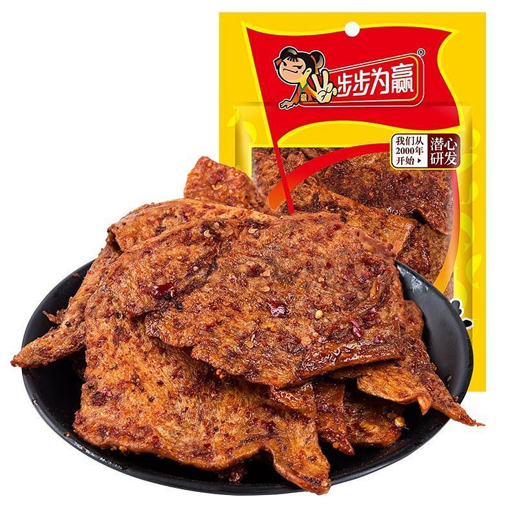 Spicy Tofu Strips and Vegetarian Fish Slices 40 g