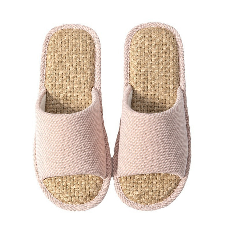 Linen slippers 38-39 suitable for 37-38 size pink