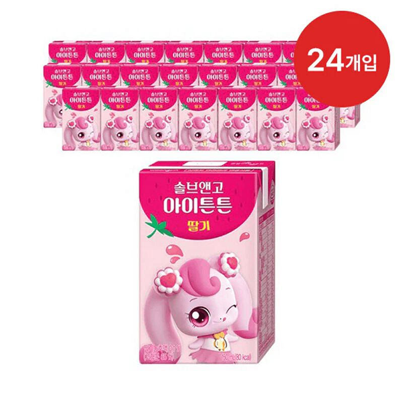 (Bundle) Solve & Go Strawberry Sterilized Milk 150 ml