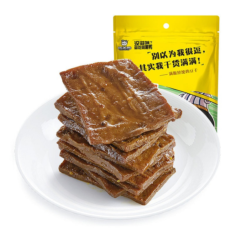 周黑鸭 卤味豆腐干 豆干辣味熟食小吃 1袋 120 克