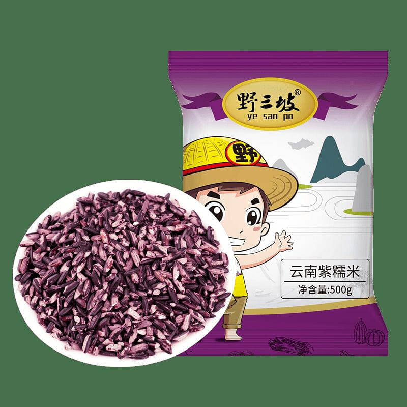 Purple rice flour 500g * 1 bag 500 g