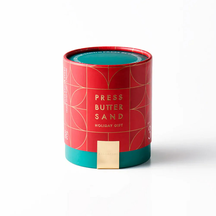 PRESS BUTTER SAND Christmas Assorted 3pcs 1 box