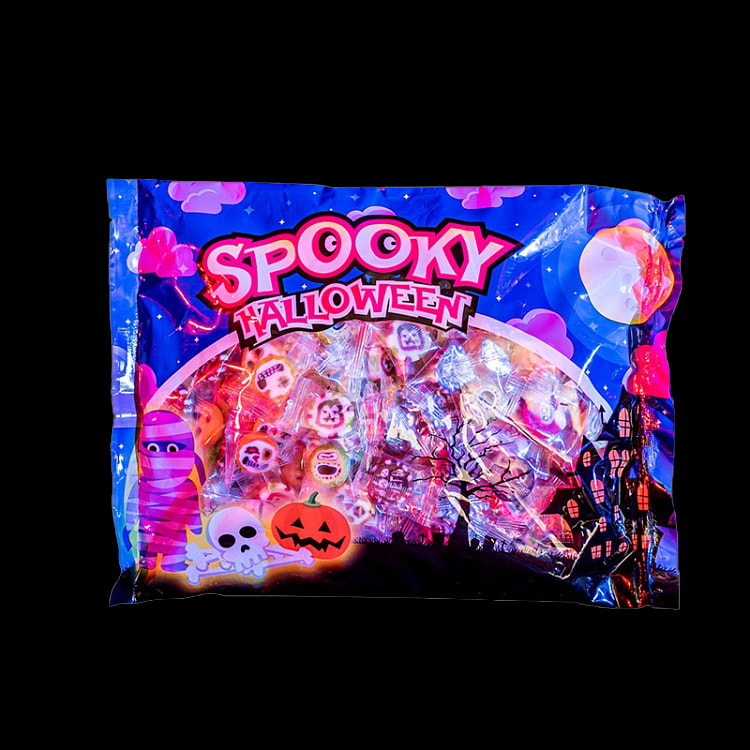 万圣节网红手工切片糖新年糖果500*1袋 500 克