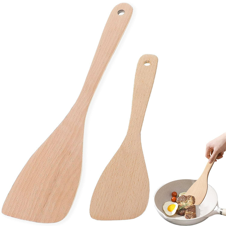 Wooden Spatula for Cooking, 13" Long Spatulas 1 each