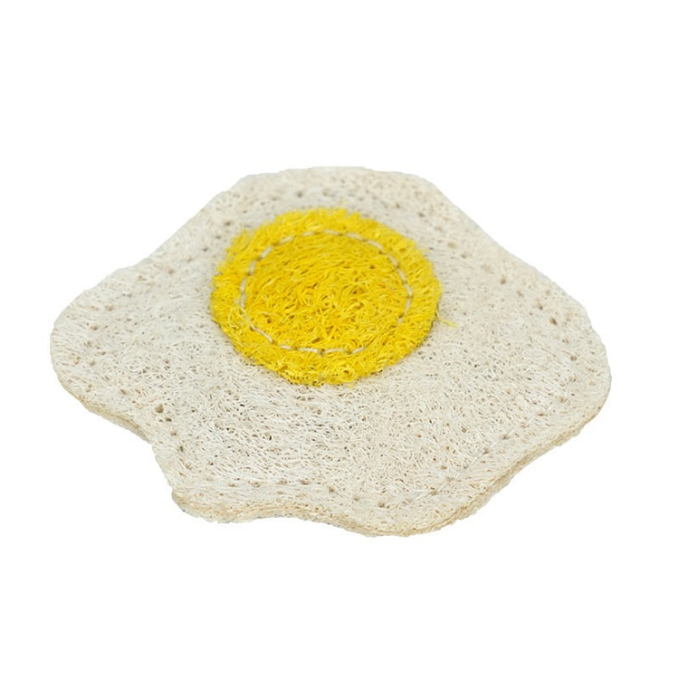 Loofah cat toy nutritional egg model 1 count
