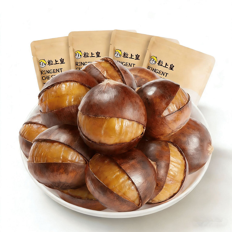 粒上皇开口熟栗熟板栗即食燕山迁西特产零食坚果零食 120 克